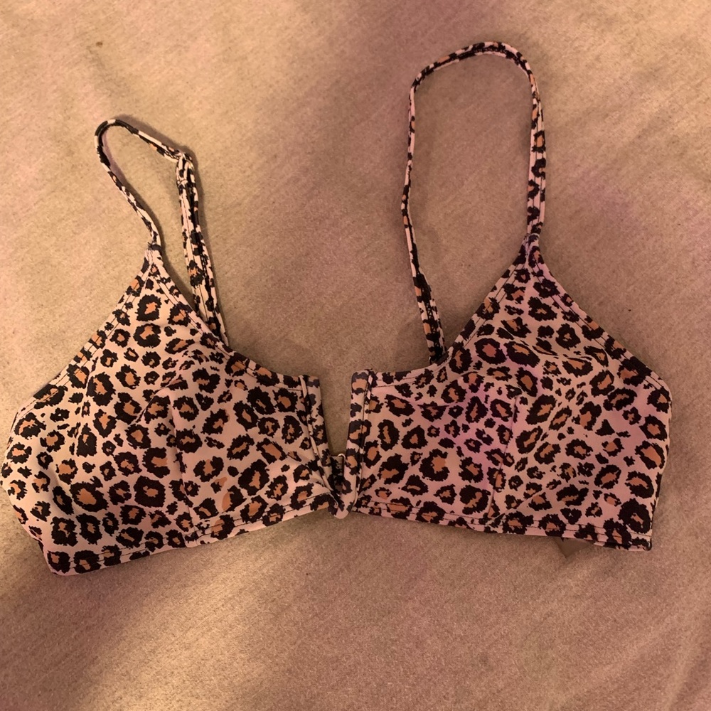 Shein Leopard Bikini top